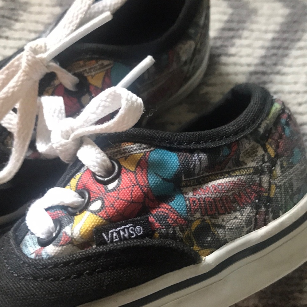 Spiderman Vans toddler size 5